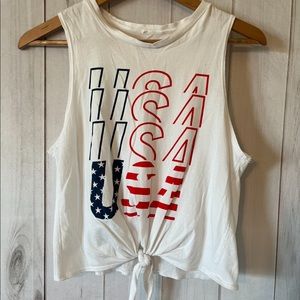 USA 4th of July tank